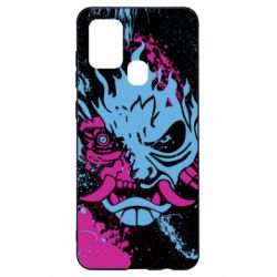 Чохол для Samsung A21s Cyberpunk Spray Neon - PrintSalon