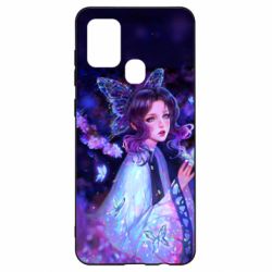 Чехол для Samsung A21s Demon Slayer - Shinobu Kocho - PrintSalon