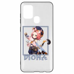 Чехол для Samsung A21s Diona Genshin Impact - PrintSalon