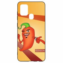 Чохол для Samsung A21s Edison Pepper - PrintSalon