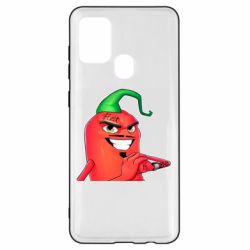 Чехол для Samsung A21s Эдисон Перец - PrintSalon