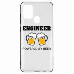Чехол для Samsung A21s Engineer Powered By Beer - PrintSalon