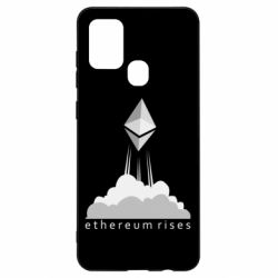 Чехол для Samsung A21s Ethereum Rises - PrintSalon