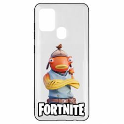 Чехол для Samsung A21s Fishstick Fortnite - PrintSalon