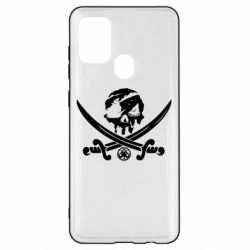Чехол для Samsung A21s Flag pirate - PrintSalon