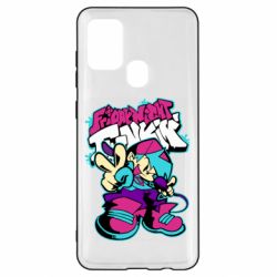 Чехол для Samsung A21s FnF Boy And Logo - PrintSalon