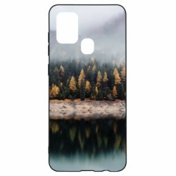 Чехол для Samsung A21s Forest by the lake - PrintSalon