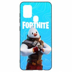 Чехол для Samsung A21s Fortnite Snowman - PrintSalon