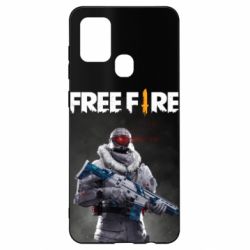 Чохол для Samsung A21s Free Fire Winter Warrior - PrintSalon