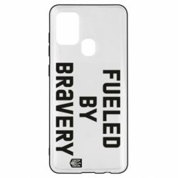 Чехол для Samsung A21s Fueled by bravery - PrintSalon