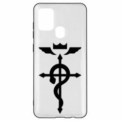Чехол для Samsung A21s Fullmetal Alchemist Flamel - PrintSalon