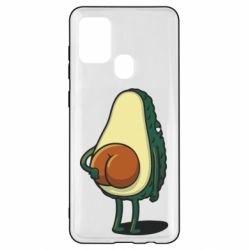 Чехол для Samsung A21s Funny avocado - PrintSalon