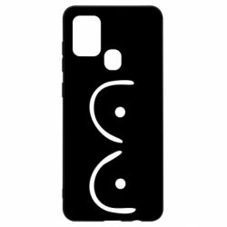 Чехол для Samsung A21s Funny tits - PrintSalon