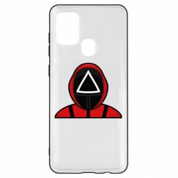 Чехол для Samsung A21s Игра в кальмара Soldier - PrintSalon