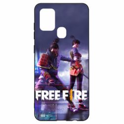 Чехол для Samsung A21s Garena Free Fire Samurai Team - PrintSalon
