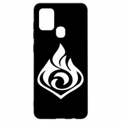 Чехол для Samsung A21s Genshin Impact Pyro - PrintSalon
