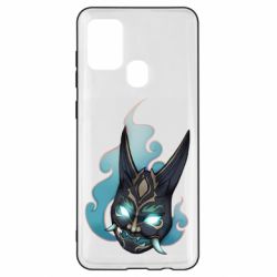 Чехол для Samsung A21s Genshin Impact Xiao's mask - PrintSalon