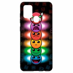 Чохол для Samsung A21s Geometry Dash Levels - PrintSalon