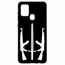 Чохол для Samsung A21s Герб добровольчих батальйонів - PrintSalon