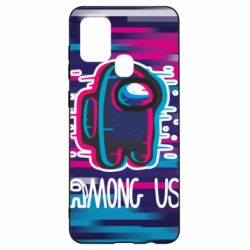 Чехол для Samsung A21s Glitch Among Us - PrintSalon