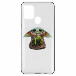 Чехол для Samsung A21s Grogu and Kermit - PrintSalon