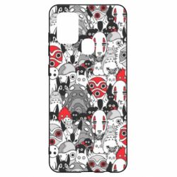 Чохол для Samsung A21s Hayao Miyazaki Characters - PrintSalon
