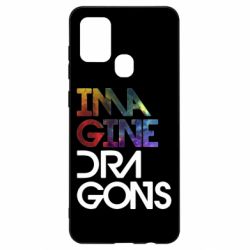 Чехол для Samsung A21s Imagine Dragons and space - PrintSalon