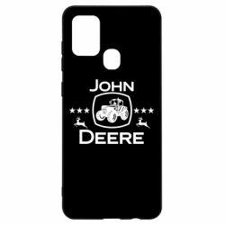 Чохол для Samsung A21s John Deere and tractor fanArt