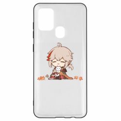 Чохол для Samsung A21s Кадзуха з котом - PrintSalon