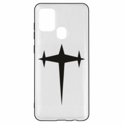 Чехол для Samsung A21s Kill la Kill Three-Star Uniform Logo