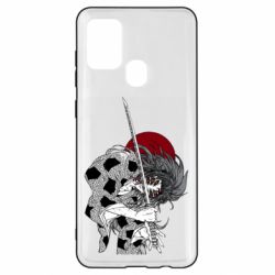 Чехол для Samsung A21s Kokushibo Tsugikuni - PrintSalon