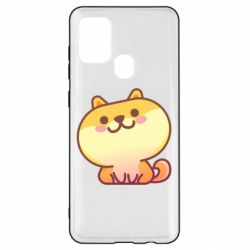 Чехол для Samsung A21s Корги с улыбкой - PrintSalon