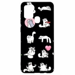Чохол для Samsung A21s Кот Саймона емоції - PrintSalon