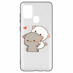 Чехол для Samsung A21s Котики кохання - PrintSalon