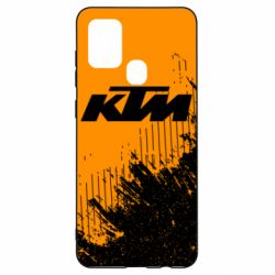 Чехол для Samsung A21s KTM and grunge background - PrintSalon