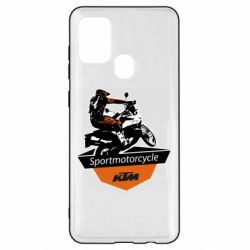 Чехол для Samsung A21s KTM Sportmotorcycle Art - PrintSalon