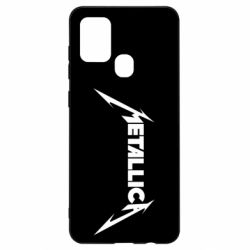 Чехол для Samsung A21s Logo Metallica - PrintSalon