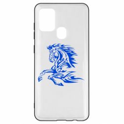 Чехол для Samsung A21s Лошадь - PrintSalon