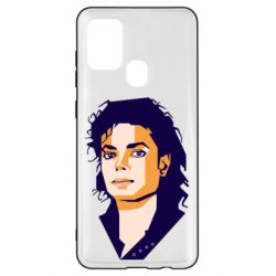 Чехол для Samsung A21s Michael Jackson Graphics Cubism - PrintSalon