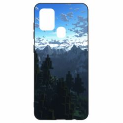 Чехол для Samsung A21s Minecraft nature - PrintSalon