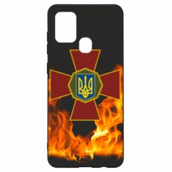 Чехол для Samsung A21s Нацгвардія Вогонь - PrintSalon