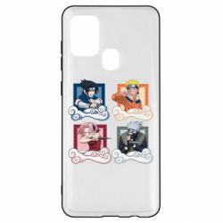 Чехол для Samsung A21s Naruto team 7 in action - PrintSalon