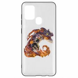 Чехол для Samsung A21s Natsu with a dragon - PrintSalon