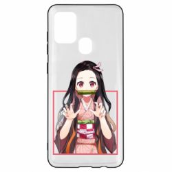 Чехол для Samsung A21s Nezuko - PrintSalon