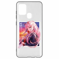 Чехол для Samsung A21s Ноль Два - PrintSalon