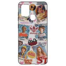 Чехол для Samsung A21s Очень странные дела. Стикеры - PrintSalon