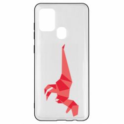 Чехол для Samsung A21s Origami dinosaur - PrintSalon