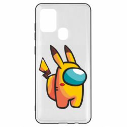 Чохол для Samsung A21s Pikachu Among Us - PrintSalon