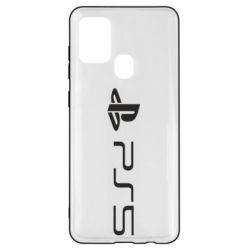 Чехол для Samsung A21s PlayStation 5 Logo