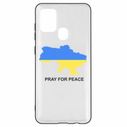 Чехол для Samsung A21s Pray for peace